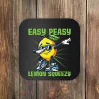 Easy Peasy Lemon Squeezy Lemon Stand Lemonade Crew Coaster thumb 0