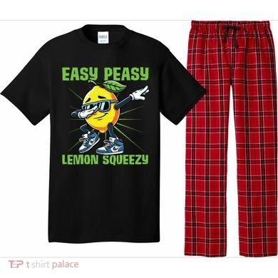 Easy Peasy Lemon Squeezy Lemon Stand Lemonade Crew Pajama Set