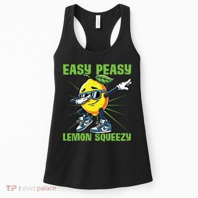 Easy Peasy Lemon Squeezy Lemon Stand Lemonade Crew Women's Tank Top