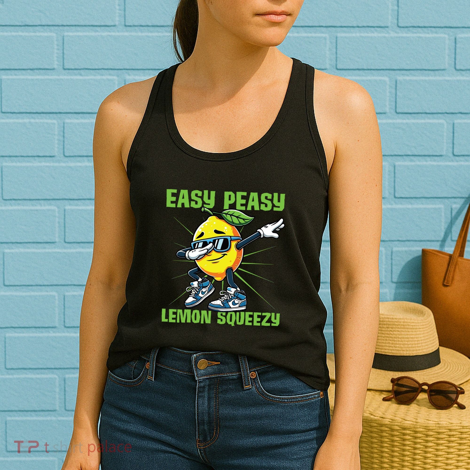 Easy Peasy Lemon Squeezy Lemon Stand Lemonade Crew Women's Tank Top