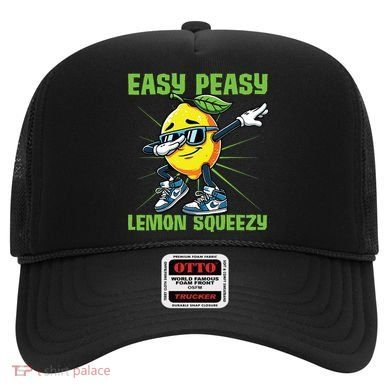 Easy Peasy Lemon Squeezy Lemon Stand Lemonade Crew Hat