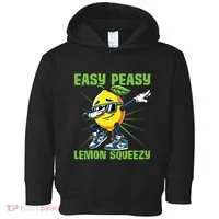 Easy Peasy Lemon Squeezy Lemon Stand Lemonade Crew Toddler Hoodie thumb 0