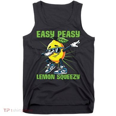 Easy Peasy Lemon Squeezy Lemon Stand Lemonade Crew Tank Top