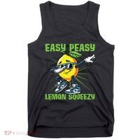 Easy Peasy Lemon Squeezy Lemon Stand Lemonade Crew Tank Top thumb 0