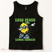 Easy Peasy Lemon Squeezy Lemon Stand Lemonade Crew Tank Top thumb 2