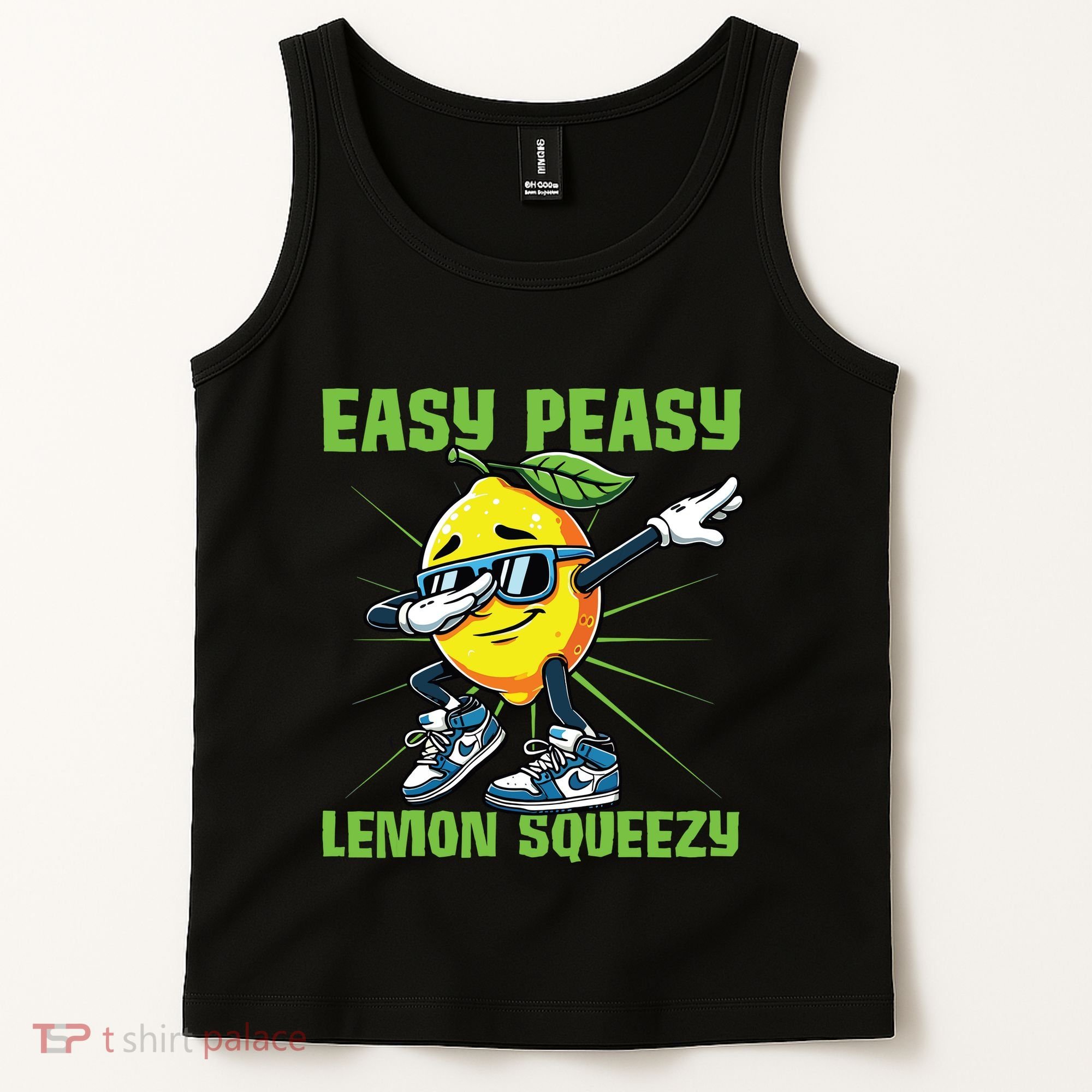 Easy Peasy Lemon Squeezy Lemon Stand Lemonade Crew Tank Top