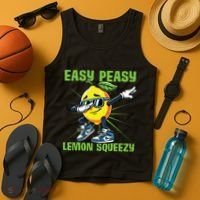 Easy Peasy Lemon Squeezy Lemon Stand Lemonade Crew Tank Top thumb 4