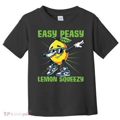 Easy Peasy Lemon Squeezy Lemon Stand Lemonade Crew Toddler T-Shirt