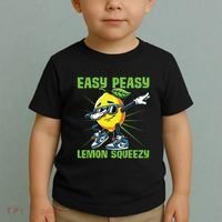 Easy Peasy Lemon Squeezy Lemon Stand Lemonade Crew Toddler T-Shirt thumb 2