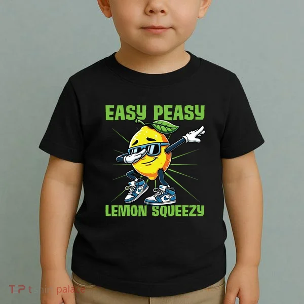 Easy Peasy Lemon Squeezy Lemon Stand Lemonade Crew Toddler T-Shirt