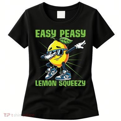 Easy Peasy Lemon Squeezy Lemon Stand Lemonade Crew Women's T-Shirt