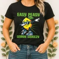 Easy Peasy Lemon Squeezy Lemon Stand Lemonade Crew Women's T-Shirt thumb 2