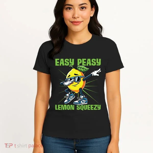 Easy Peasy Lemon Squeezy Lemon Stand Lemonade Crew Women's T-Shirt