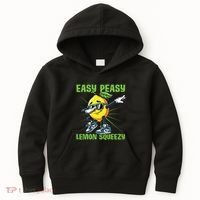 Easy Peasy Lemon Squeezy Lemon Stand Lemonade Crew Kids Hoodie thumb 0