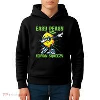 Easy Peasy Lemon Squeezy Lemon Stand Lemonade Crew Kids Hoodie thumb 4