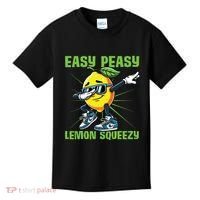 Easy Peasy Lemon Squeezy Lemon Stand Lemonade Crew Kids T-Shirt thumb 0