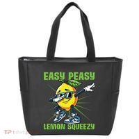 Easy Peasy Lemon Squeezy Lemon Stand Lemonade Crew Tote Bag thumb 0