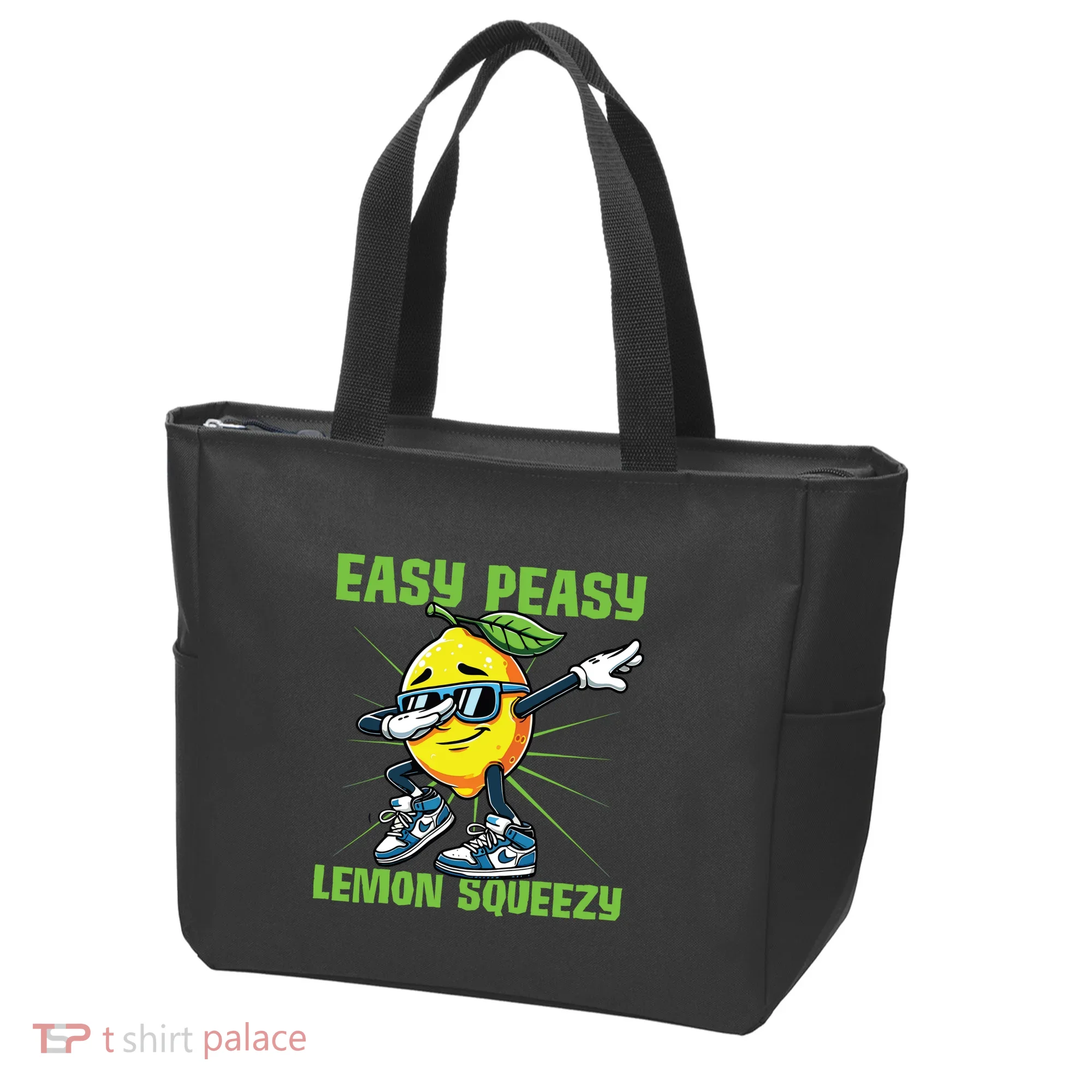Easy Peasy Lemon Squeezy Lemon Stand Lemonade Crew Tote Bag