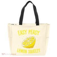 Easy Peasy Lemon Squeezy Funny Lemons Summer Lemonade Tote Bag thumb 0
