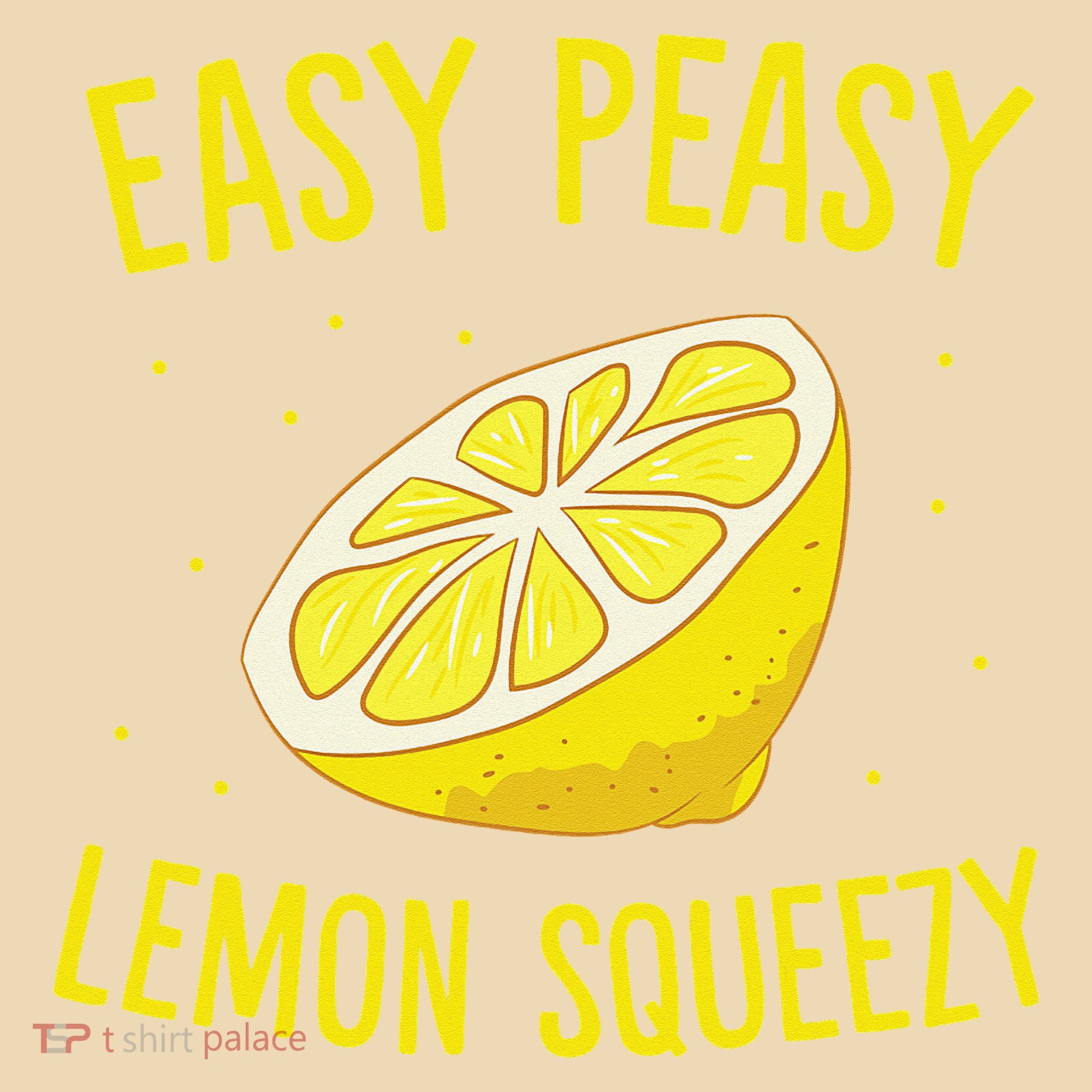 Easy Peasy Lemon Squeezy Funny Lemons Summer Lemonade Tote Bag