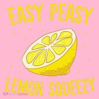 Easy Peasy Lemon Squeezy Funny Lemons Summer Lemonade Coaster thumb 2
