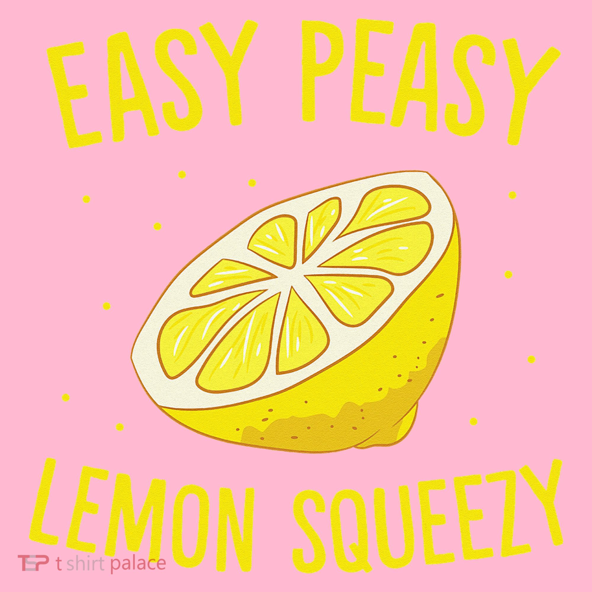 Easy Peasy Lemon Squeezy Funny Lemons Summer Lemonade Coaster
