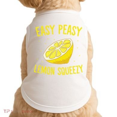 Easy Peasy Lemon Squeezy Funny Lemons Summer Lemonade Doggie Tank