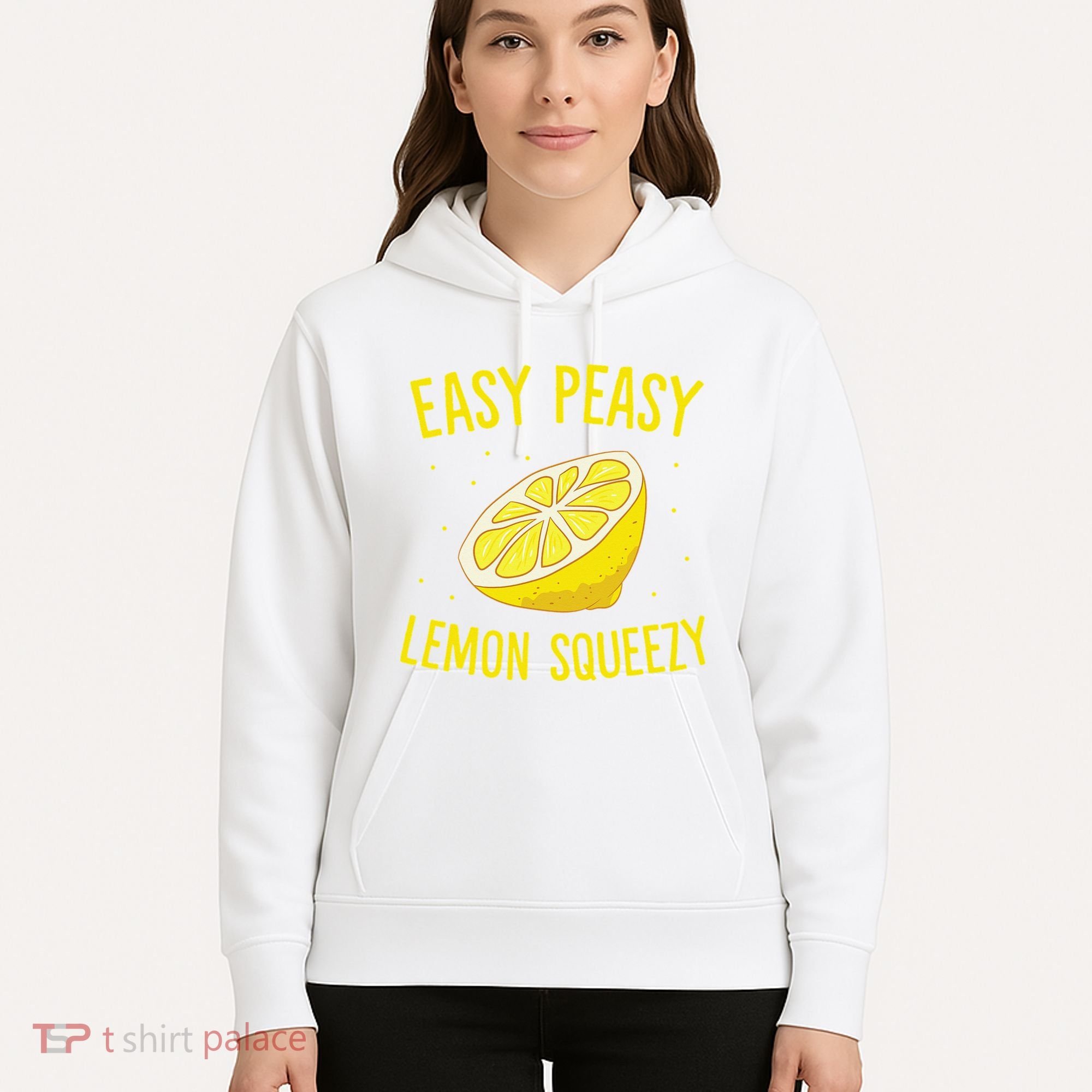 Easy Peasy Lemon Squeezy Funny Lemons Summer Lemonade Hoodie