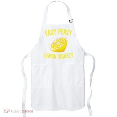 Easy Peasy Lemon Squeezy Funny Lemons Summer Lemonade Apron