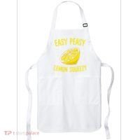 Easy Peasy Lemon Squeezy Funny Lemons Summer Lemonade Apron thumb 0