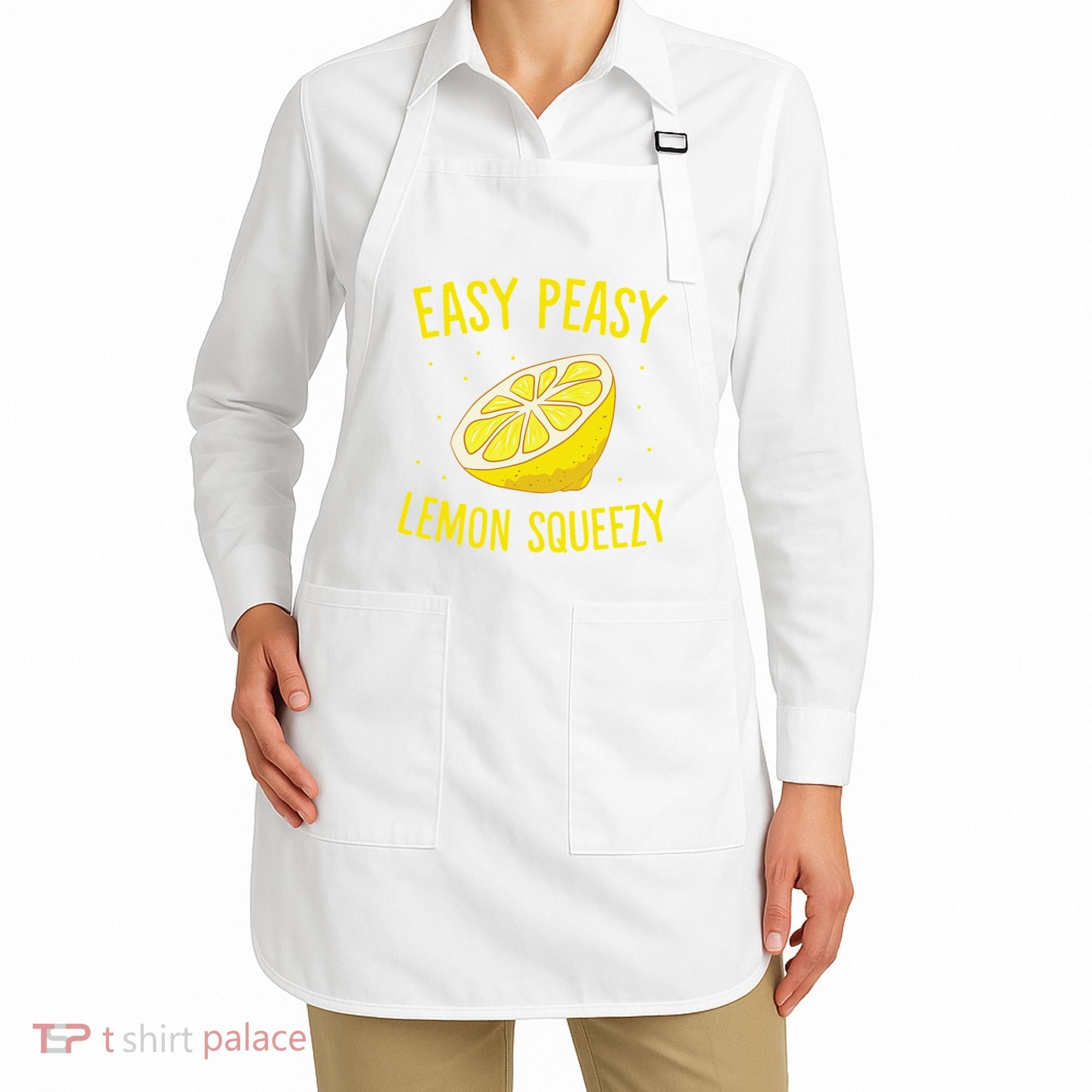 Easy Peasy Lemon Squeezy Funny Lemons Summer Lemonade Apron