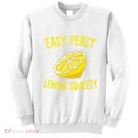 Easy Peasy Lemon Squeezy Funny Lemons Summer Lemonade Sweatshirt thumb 0
