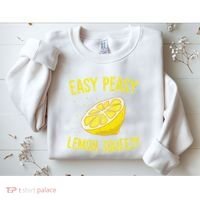 Easy Peasy Lemon Squeezy Funny Lemons Summer Lemonade Sweatshirt thumb 2