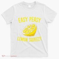 Easy Peasy Lemon Squeezy Funny Lemons Summer Lemonade T-Shirt thumb 0