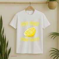 Easy Peasy Lemon Squeezy Funny Lemons Summer Lemonade T-Shirt thumb 2