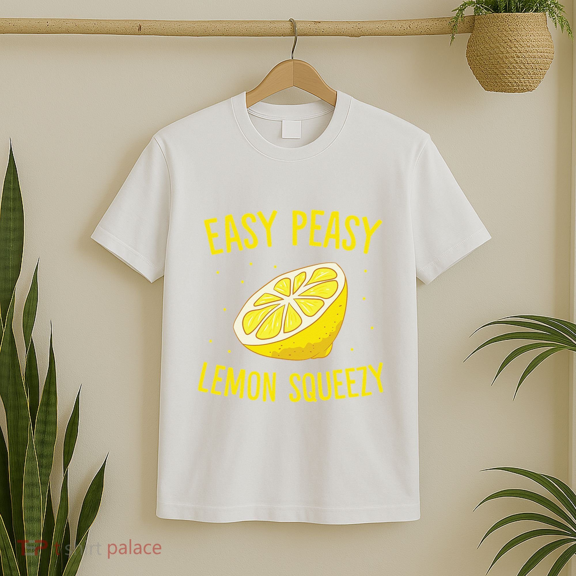 Easy Peasy Lemon Squeezy Funny Lemons Summer Lemonade T-Shirt