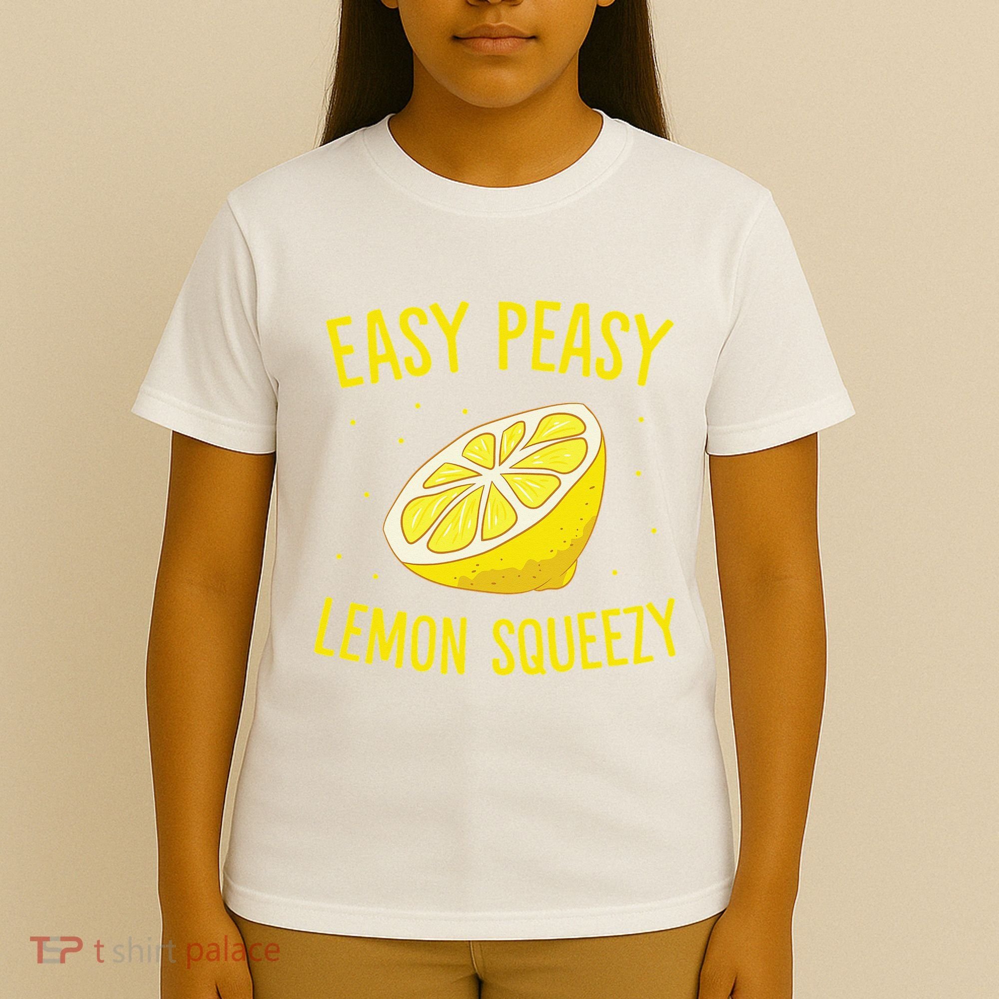 Easy Peasy Lemon Squeezy Funny Lemons Summer Lemonade T-Shirt