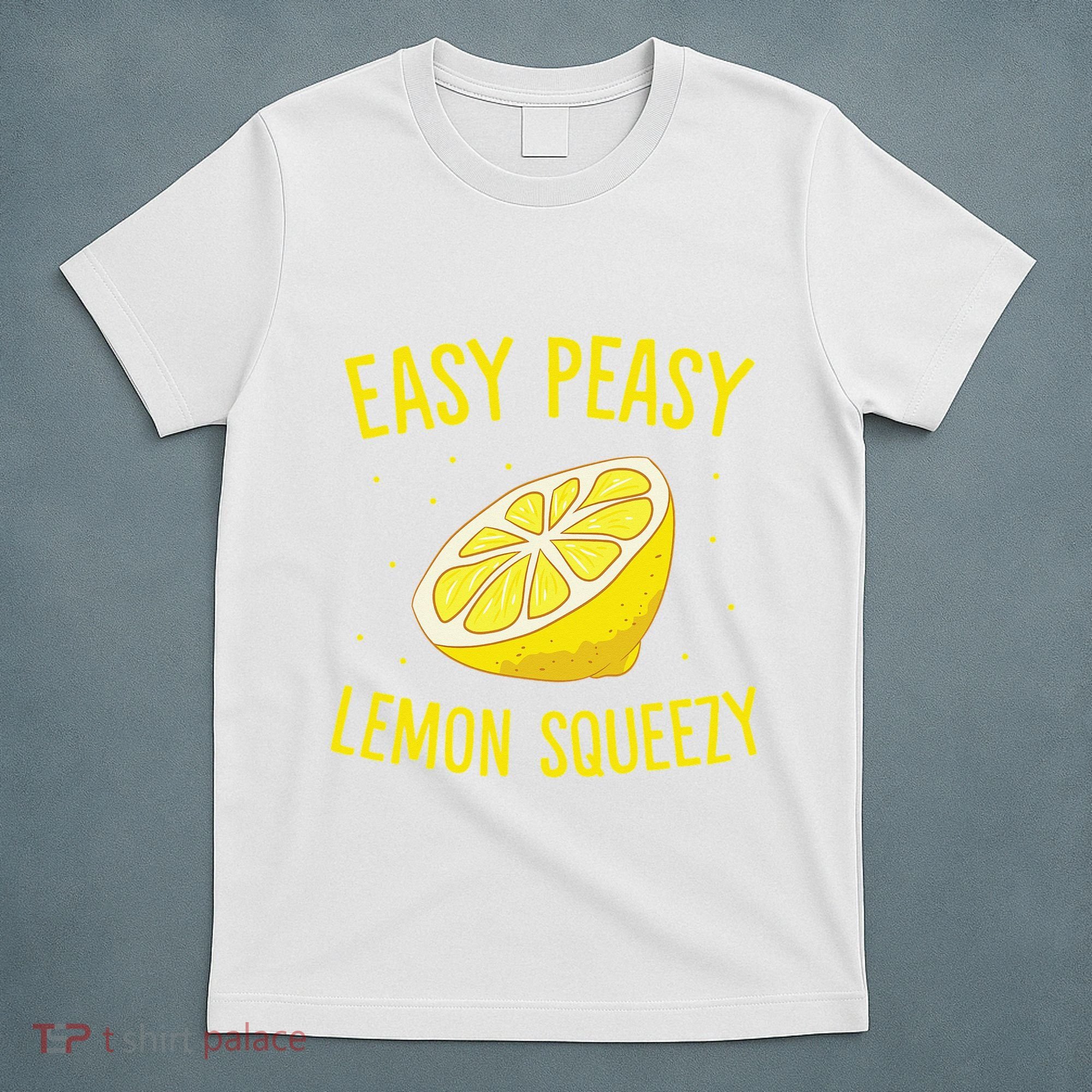 Easy Peasy Lemon Squeezy Funny Lemons Summer Lemonade T-Shirt