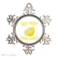 Easy Peasy Lemon Squeezy Funny Lemons Summer Lemonade Ornament thumb 0