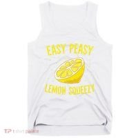 Easy Peasy Lemon Squeezy Funny Lemons Summer Lemonade Tank Top thumb 0