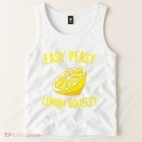 Easy Peasy Lemon Squeezy Funny Lemons Summer Lemonade Tank Top thumb 2