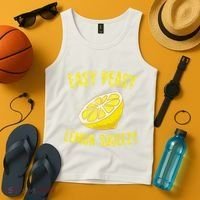 Easy Peasy Lemon Squeezy Funny Lemons Summer Lemonade Tank Top thumb 4