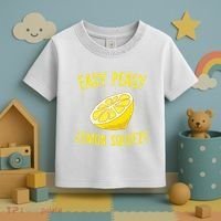 Easy Peasy Lemon Squeezy Funny Lemons Summer Lemonade Toddler T-Shirt thumb 3