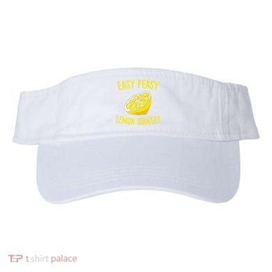 Easy Peasy Lemon Squeezy Funny Lemons Summer Lemonade Visor