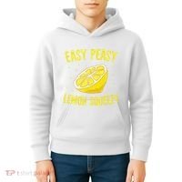 Easy Peasy Lemon Squeezy Funny Lemons Summer Lemonade Kids Hoodie thumb 4