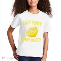 Easy Peasy Lemon Squeezy Funny Lemons Summer Lemonade Kids T-Shirt thumb 2
