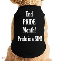 End Pride Month Pride Is A SIN Doggie Tank thumb 0