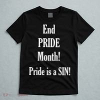 End Pride Month Pride Is A SIN T-Shirt thumb 5