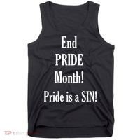 End Pride Month Pride Is A SIN Tank Top thumb 0