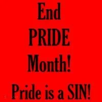 End Pride Month Pride Is A SIN Santa Hat thumb 1